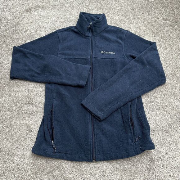 Columbia Other - Columbia Steens Mountain Fleece Jacket Mens Small Blue Full Zip Pocket Outdoor